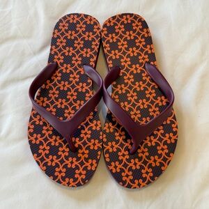 Vera Bradley Rubber Basic Sandals Flip Flops in Safari Sunset Size 5-6